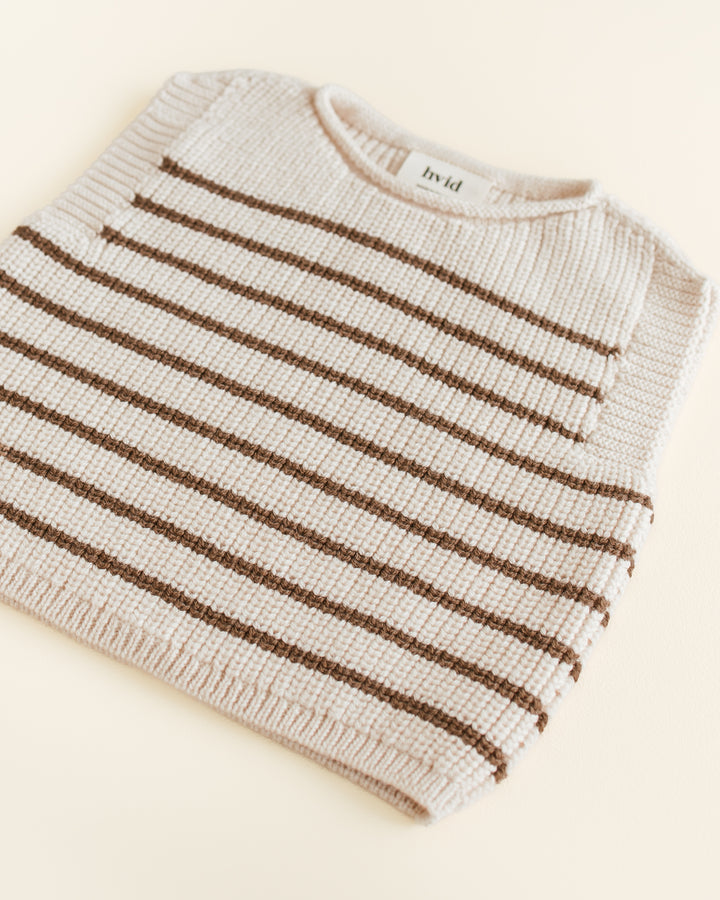 Hvid Harvey Vest Cream - Mocha