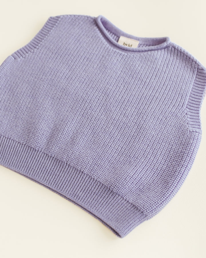 Hvid Harvey Kids Vest Lilac
