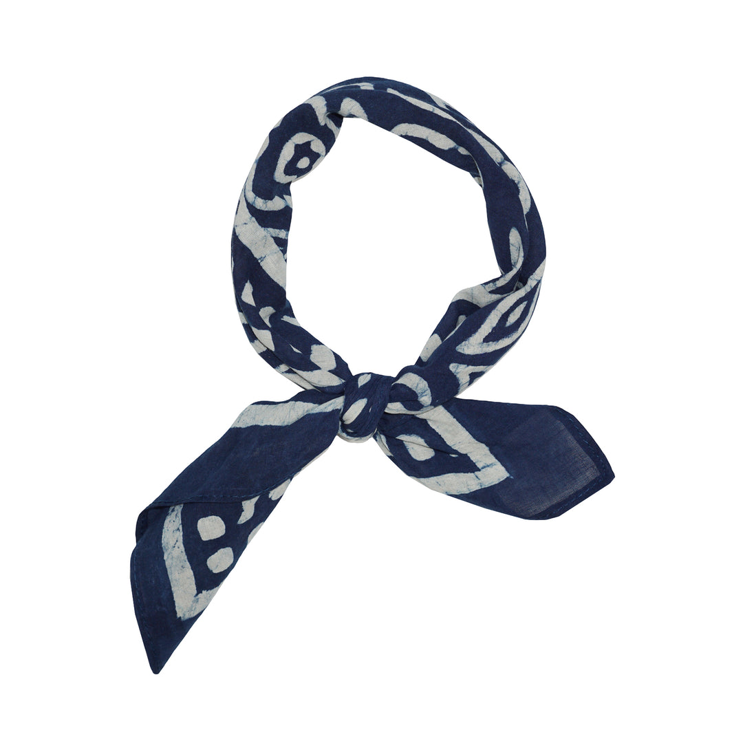Vintage Cotton Kids Bandana Bright Navy