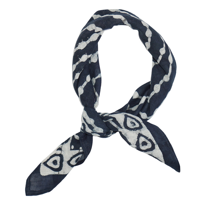 Vintage Cotton Kids Bandana Navy