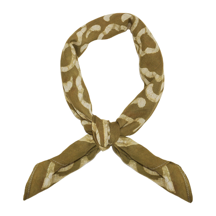 Vintage Cotton Kids Bandana Olive