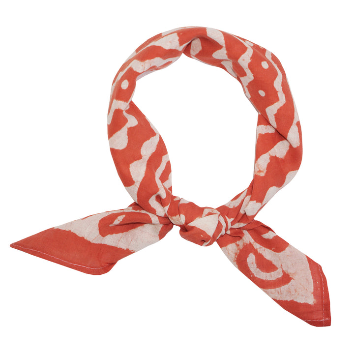 Vintage Cotton Kids Bandana Red