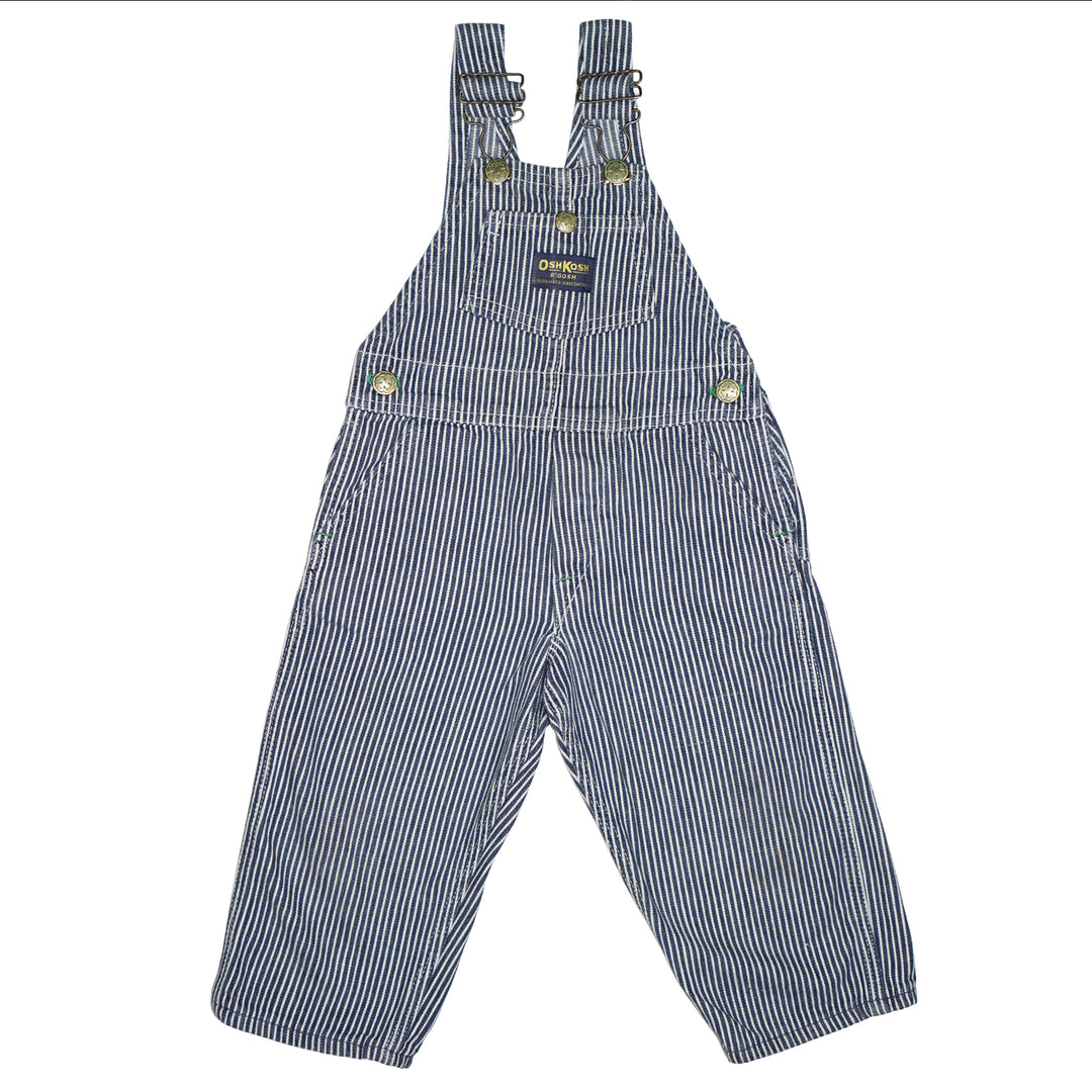 Preloved Oshkosh Striped Overalls 3T