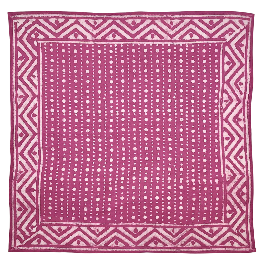 Vintage Cotton Kids Bandana Fuchsia