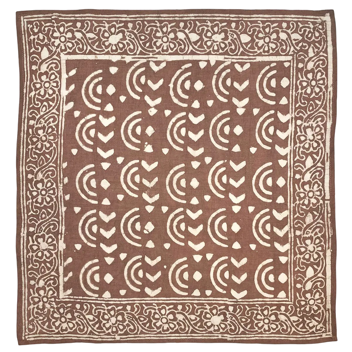 Vintage Cotton Kids Bandana Light Brown