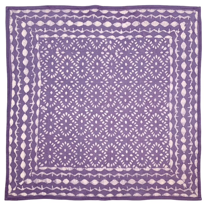 Vintage Cotton Kids Bandana Purple