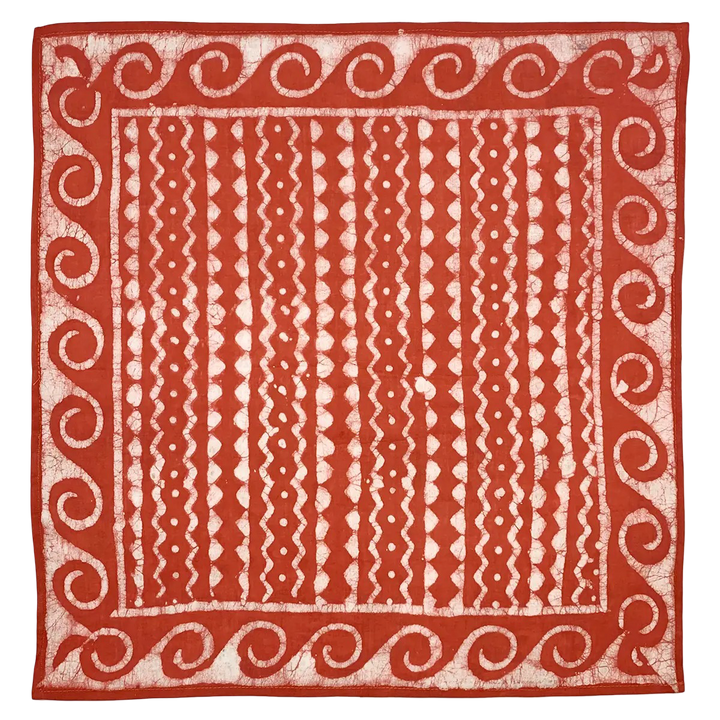 Vintage Cotton Kids Bandana Red