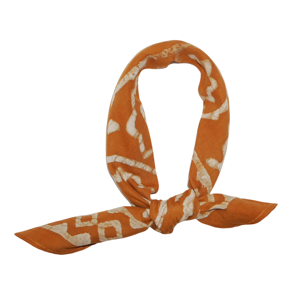 Vintage Cotton Kids Bandana Golden