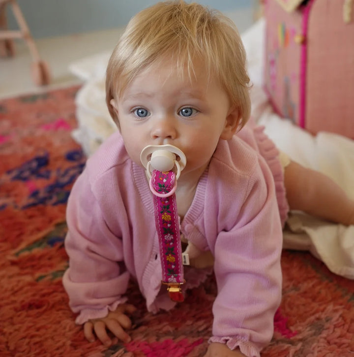 Bloom Pacifier Clip - Ibiza