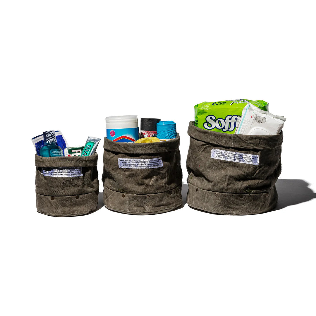 Canvas Rivet Storage Bag Small