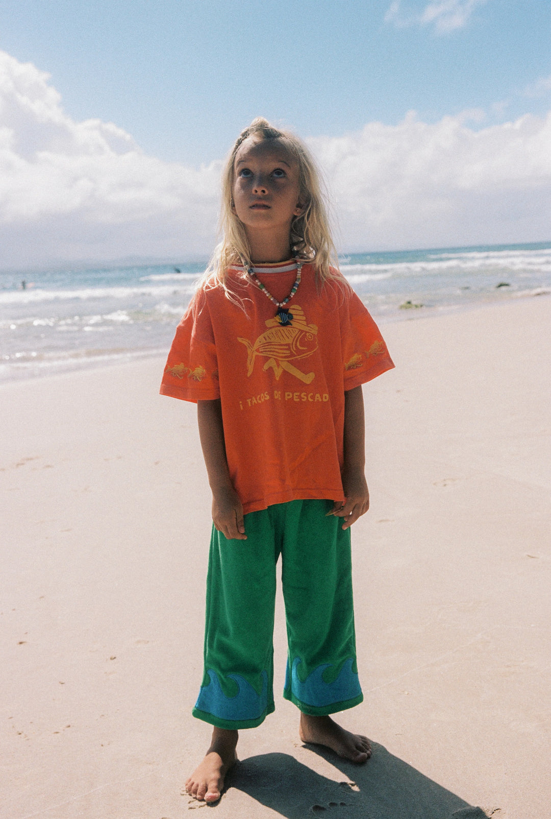 Spicy Dugong Green Wave Pants