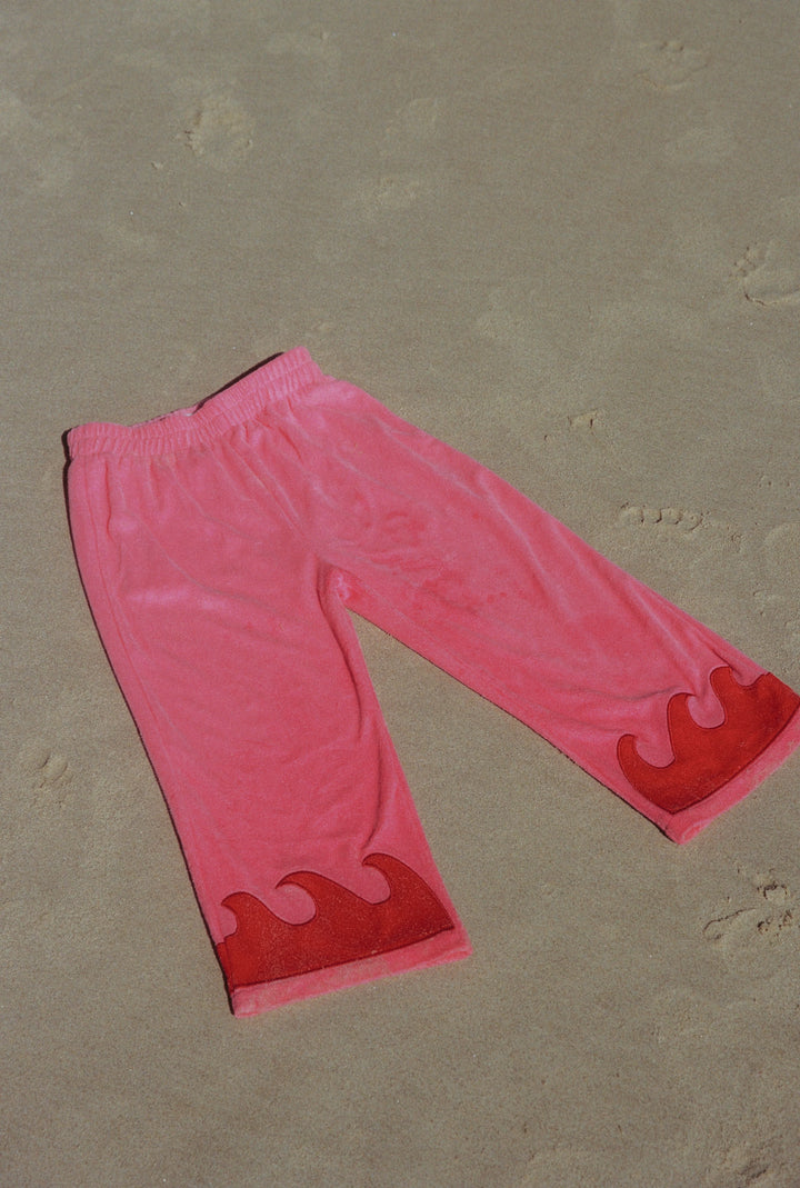 Spicy Dugong Pink Wave Pants