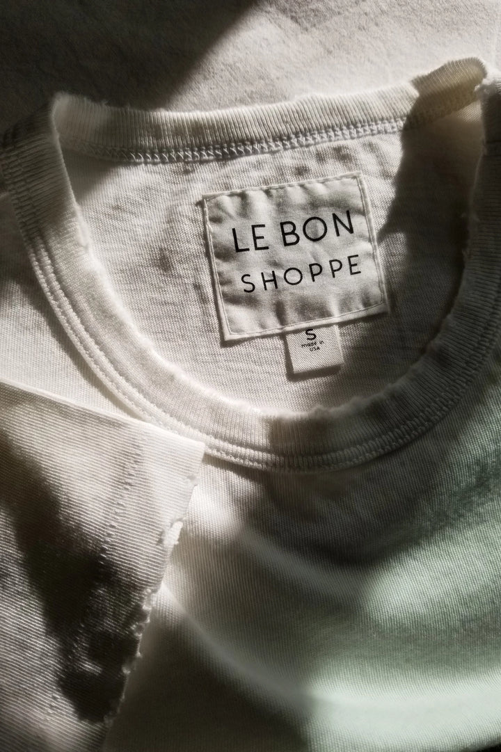 Le Bon Shoppe Vintage Boy Tee White