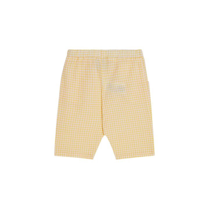 The Campamento Yellow Checked Baby Trousers