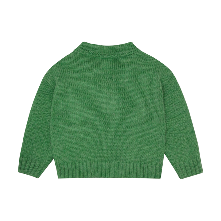 The Campamento Green Wool Cardigan