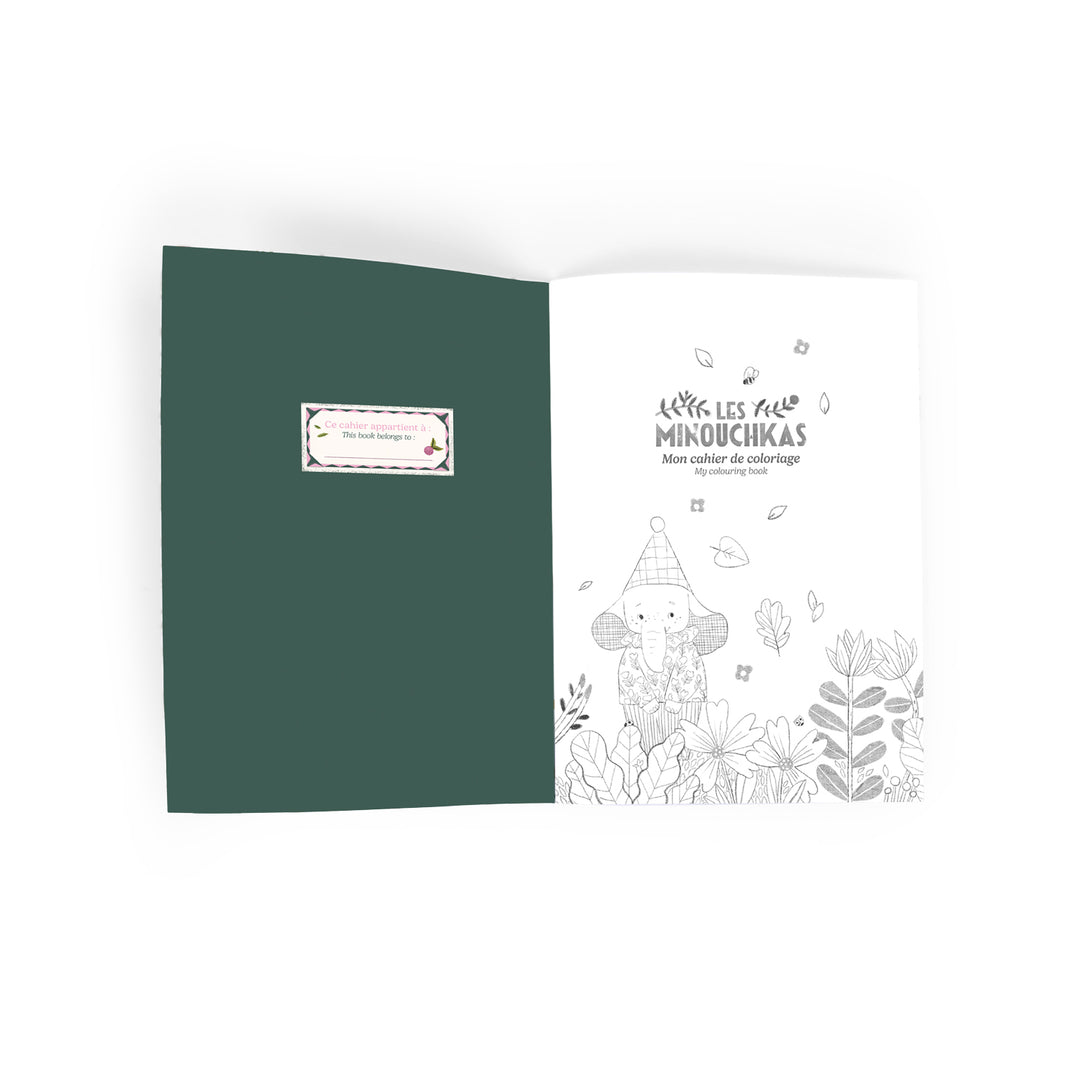 Moulin Roty Les Minouchkas Colouring Book