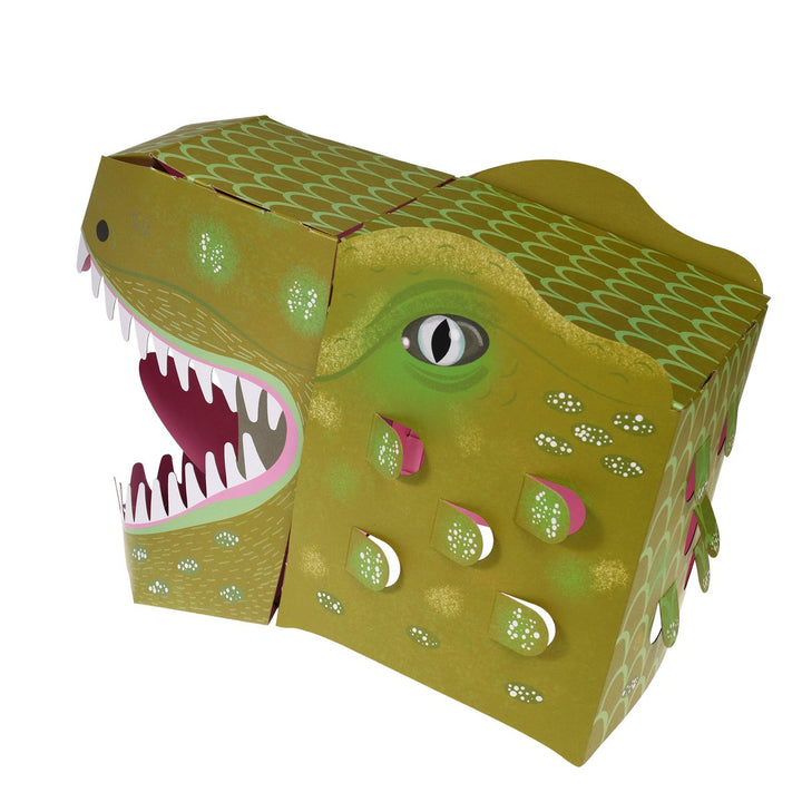 3D Cardboard Dinosaur Mask
