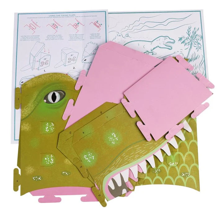 3D Cardboard Dinosaur Mask
