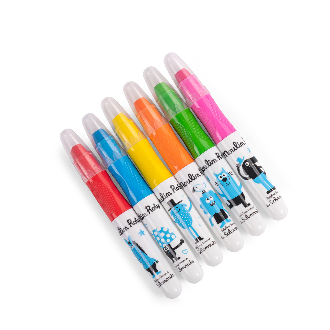 Moulin Roty Bath Crayons – 6 Pack