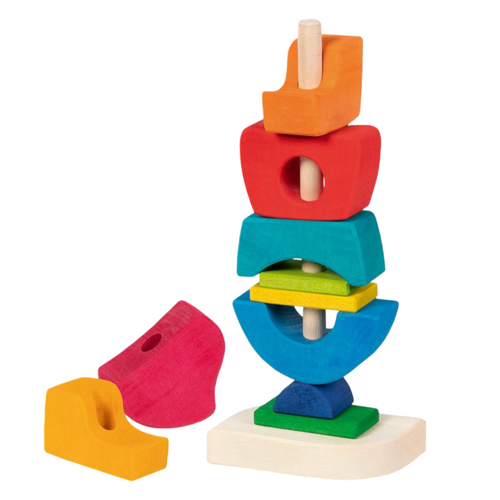 Wooden Stacking Castle