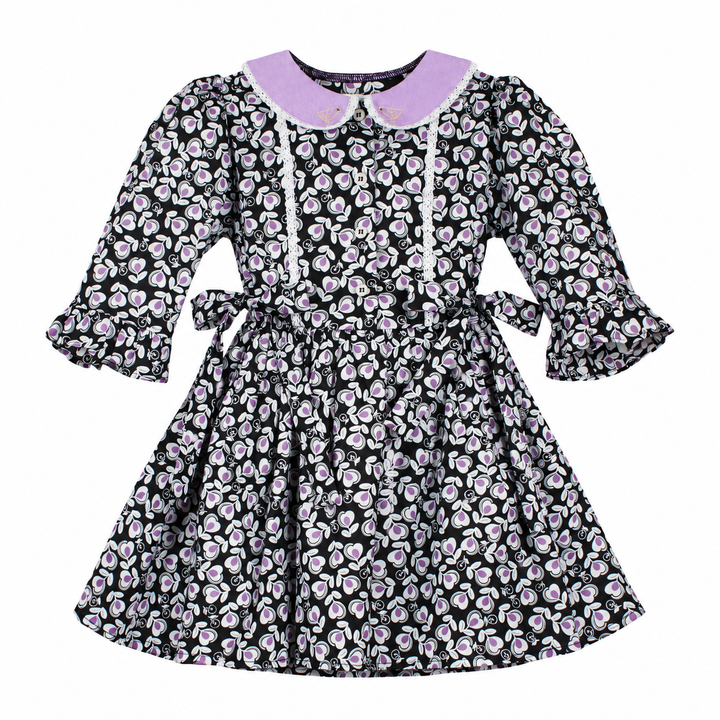 Atelier Zuzu Gwen Dress Noir Floral