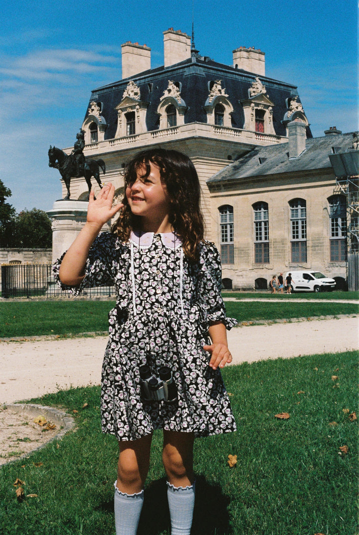 Atelier Zuzu Gwen Dress Noir Floral