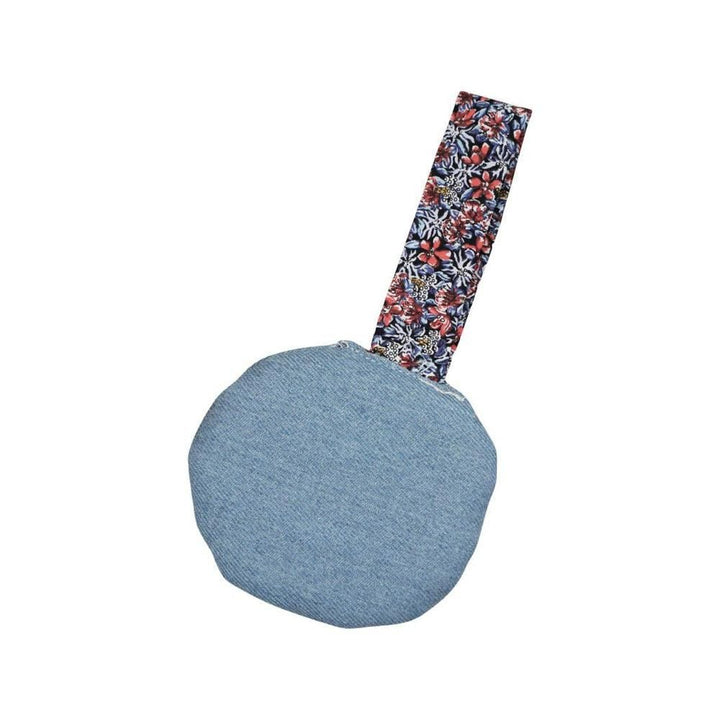 Atelier Pomme Apple Of My Eye Pacifier Cuddle Denim - La Gentile Store