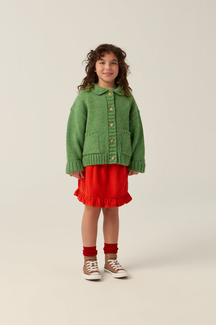 The Campamento Green Wool Cardigan