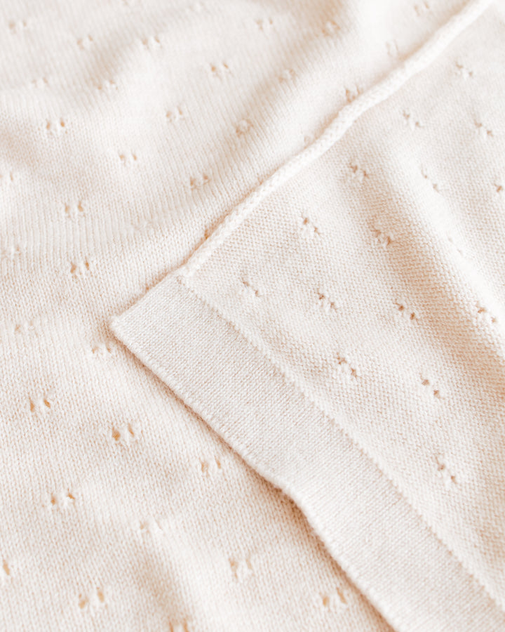 Hvid Blanket Bibi Cream