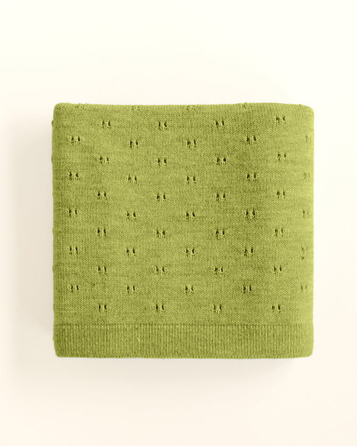Hvid Blanket Bibi Lime
