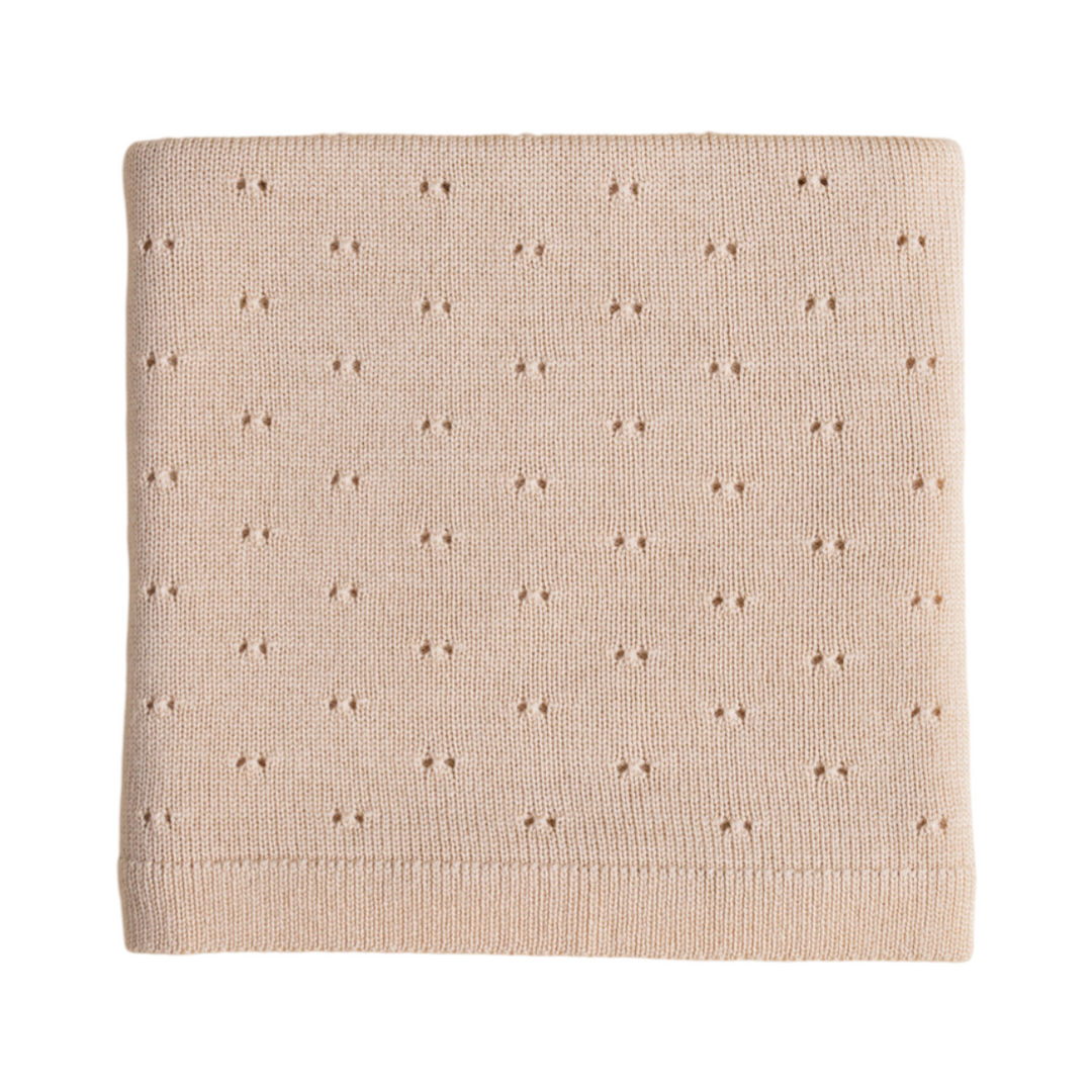 Hvid Blanket Bibi Oat
