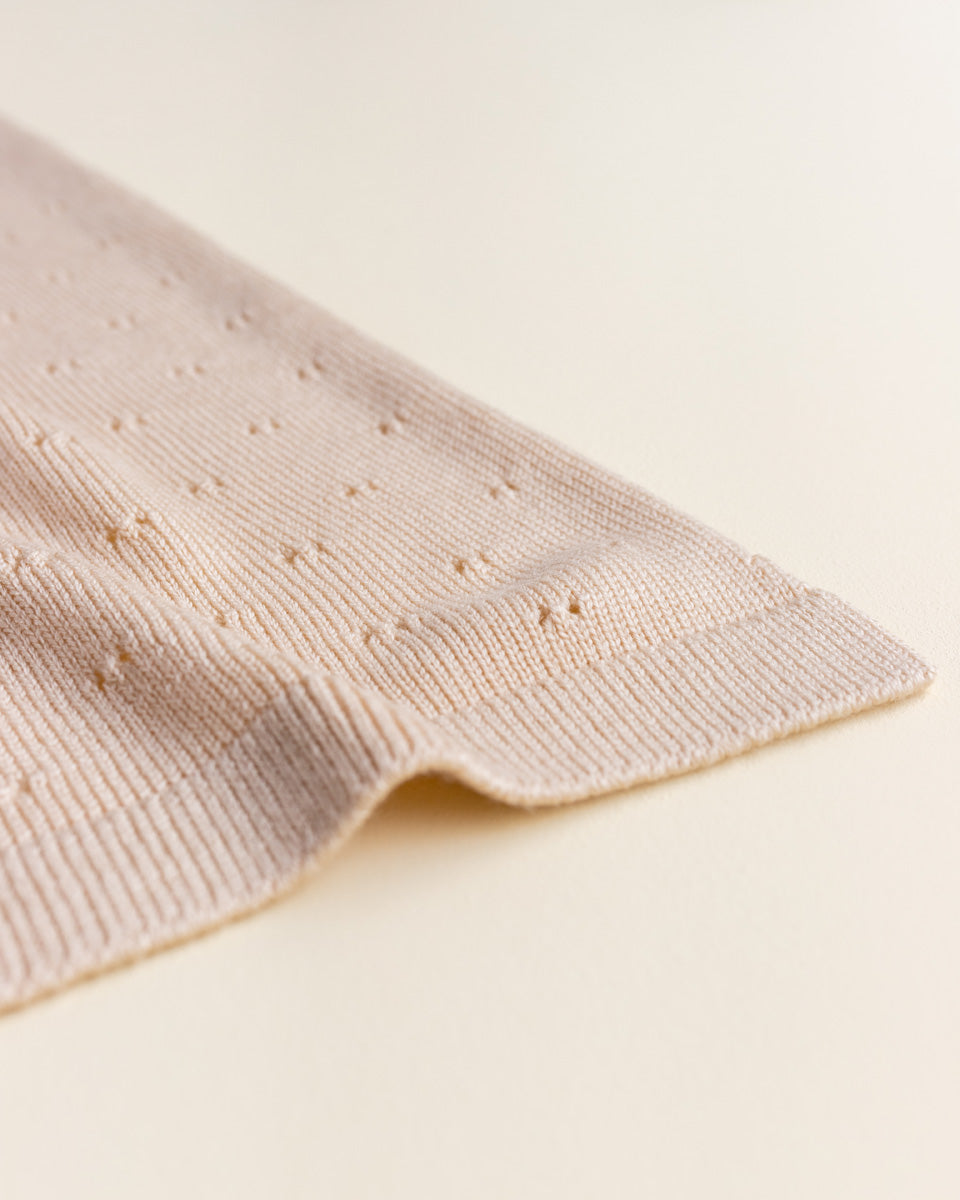 Hvid Blanket Bibi Oat