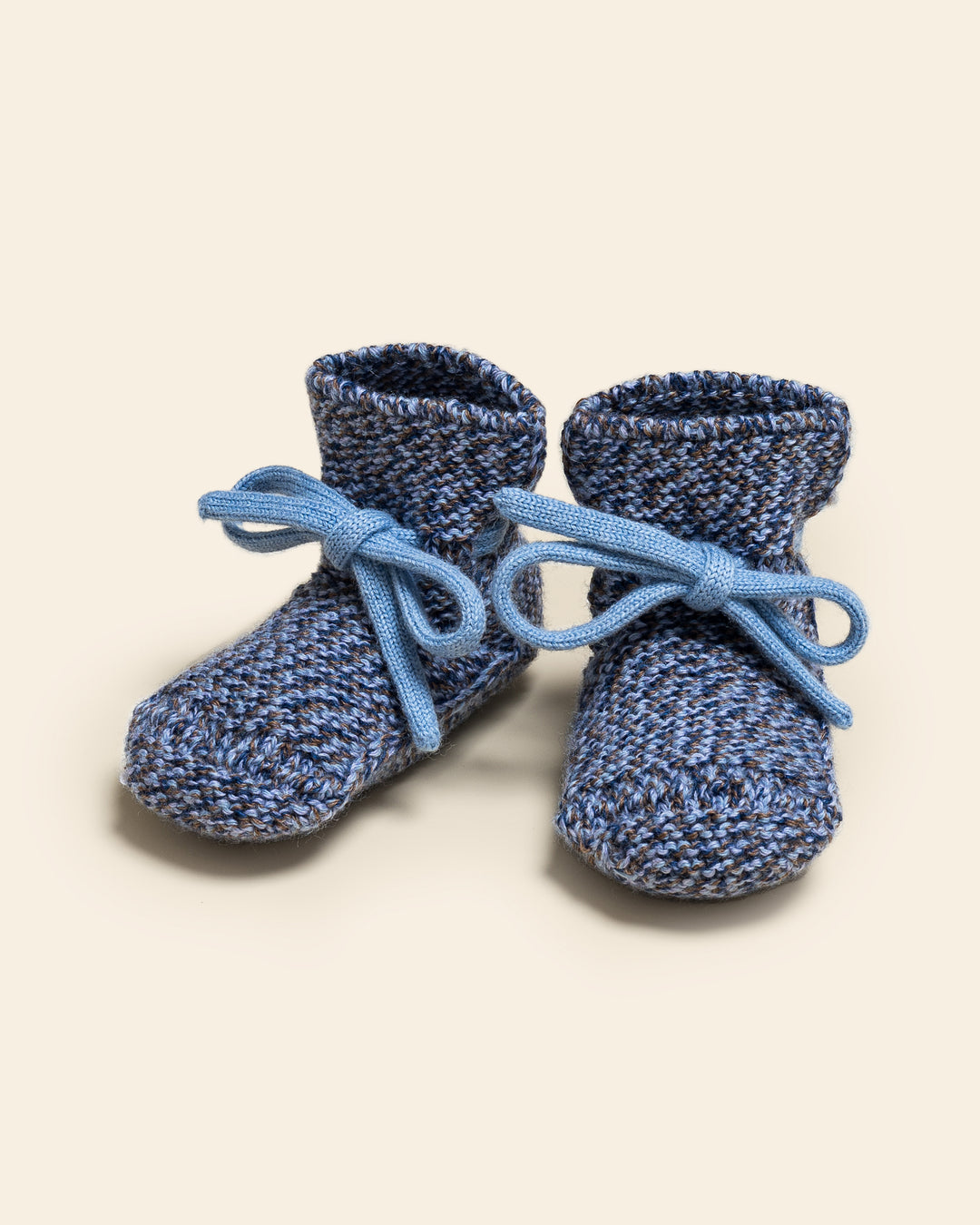 Hvid Booties Happy Melange Blue