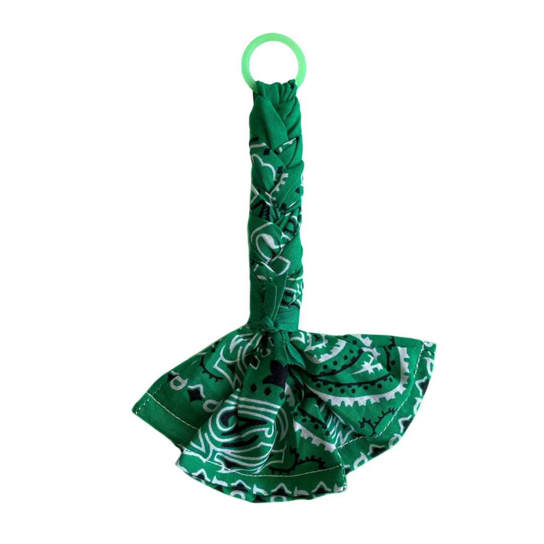 Bandana Pacifier Cord Green - La Gentile Store