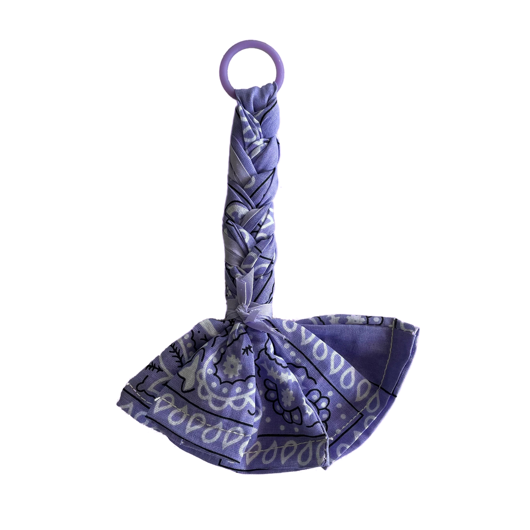 Bandana Pacifier Cord Lilac - La Gentile Store