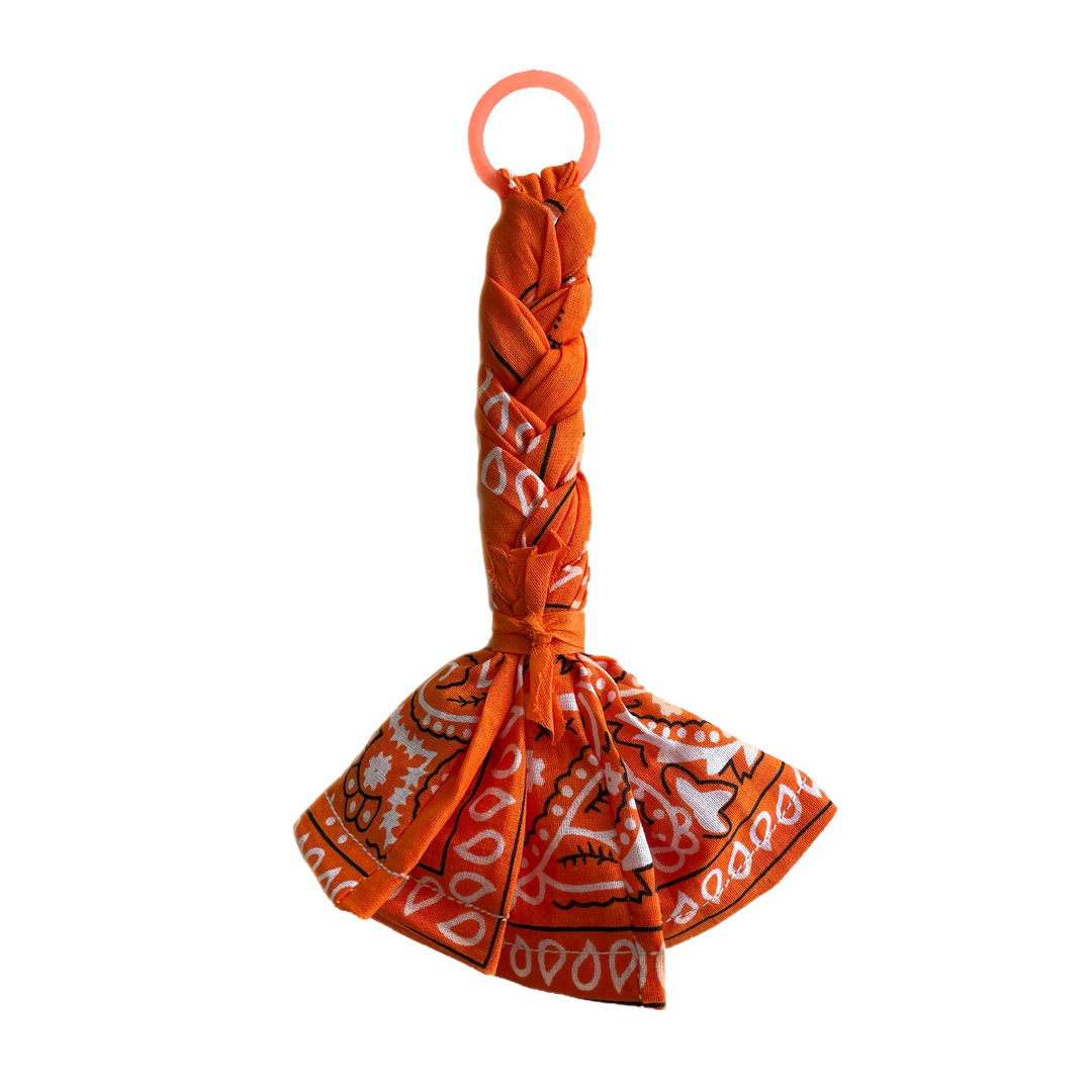 Bandana Pacifier Cord Orange - La Gentile Store