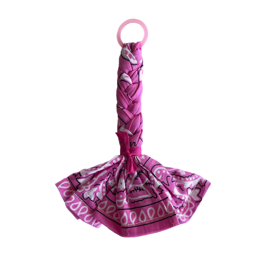 Bandana Pacifier Cord Pink - La Gentile Store