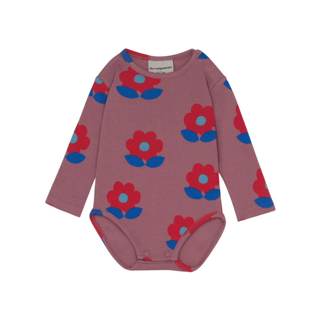The Campamento Big Flowers Baby Romper