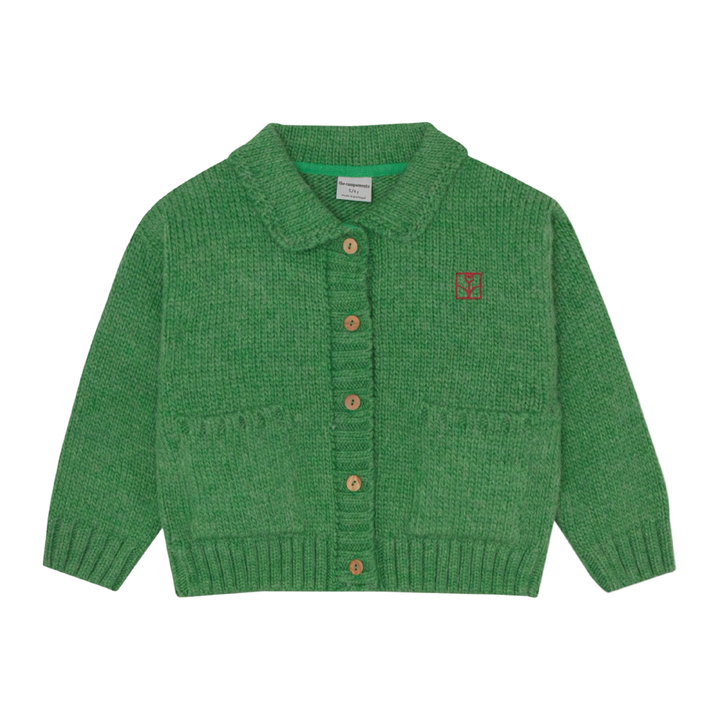 The Campamento Green Wool Cardigan
