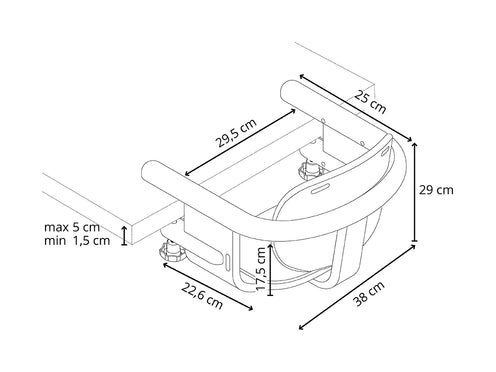 Charlie Crane Hiko Table Seat