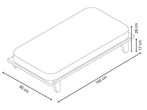 Charlie Crane Yomi Junior Bed with Mattress