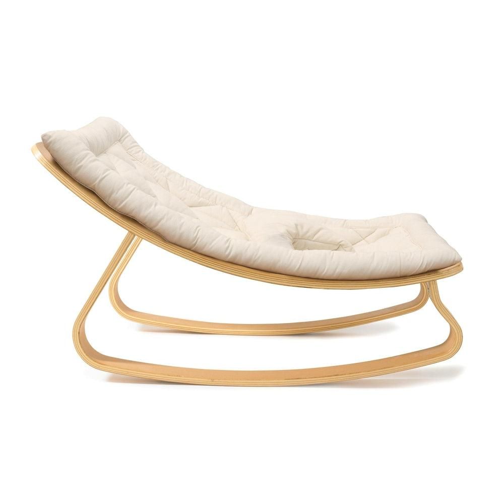 Charlie Crane Baby Rocker Levo Organic White - La Gentile Store