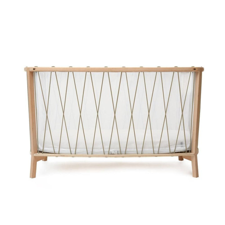 Charlie Crane Kimi Baby Bed Hazelnut with Mattress - La Gentile Store