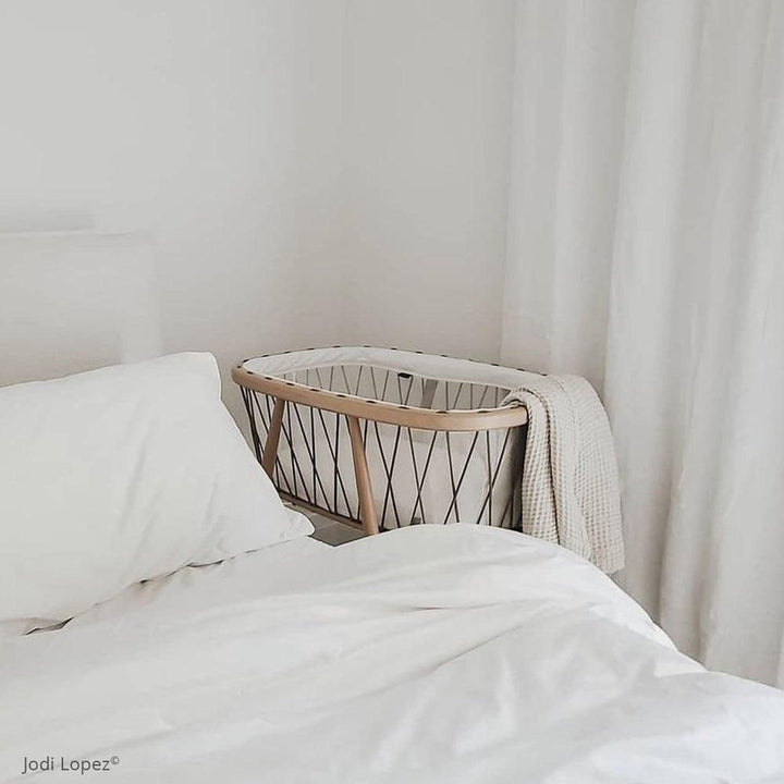 Charlie Crane Kumi Baby Crib Hazelnut with Coco Mattress - La Gentile Store