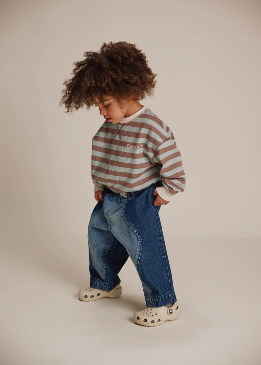 Wave Denim Pants
