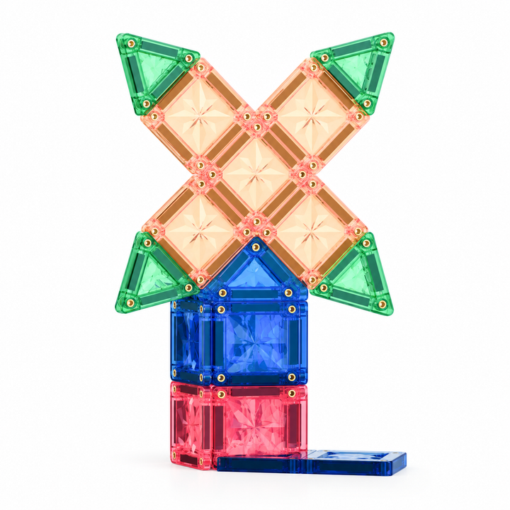 Cleverclixx Mini Tiles Pastel - 28 Pieces