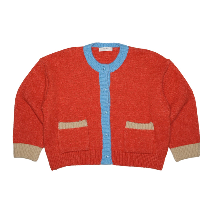 Colour Block Kids Cardigan