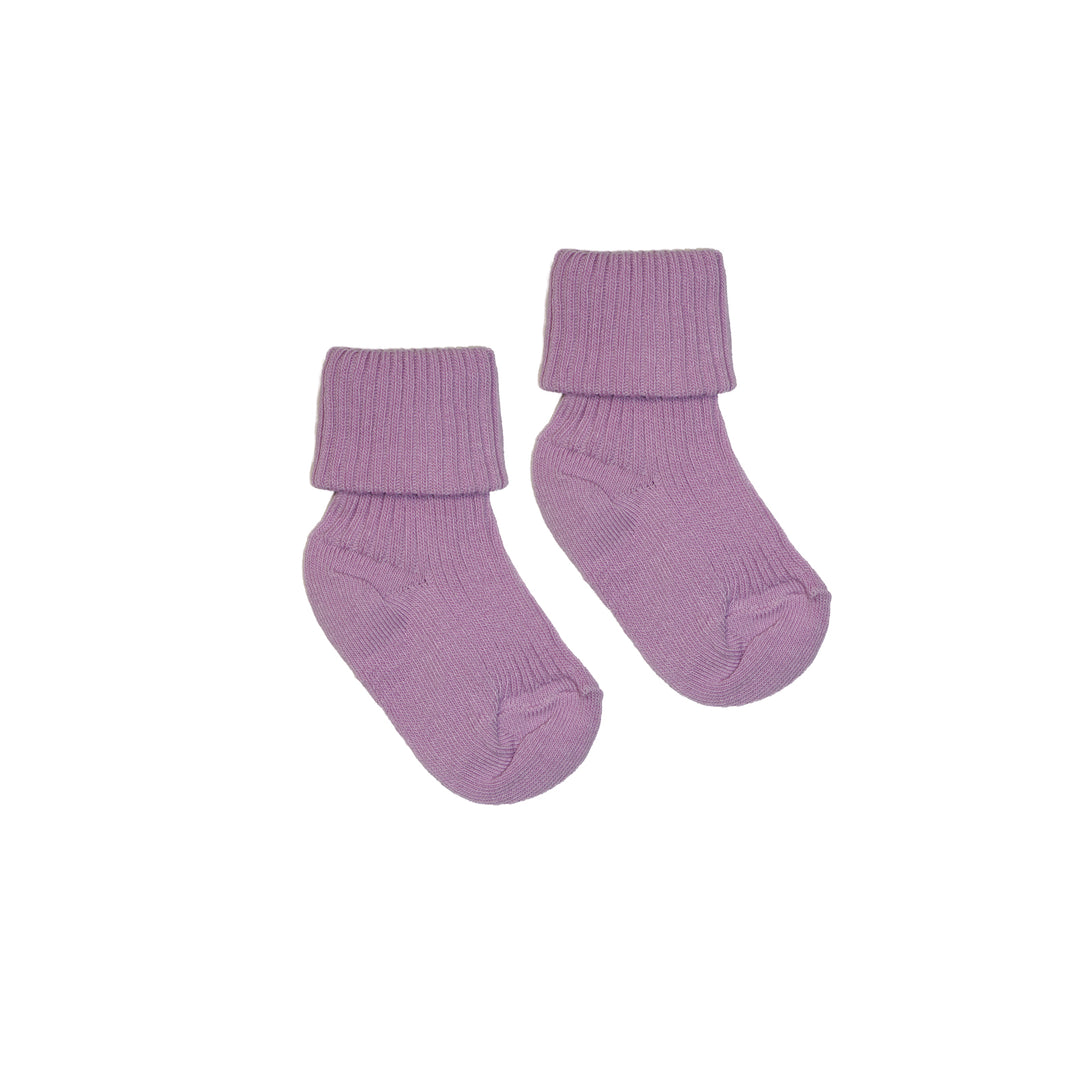 Baby Socks Rib Cotton Lupine