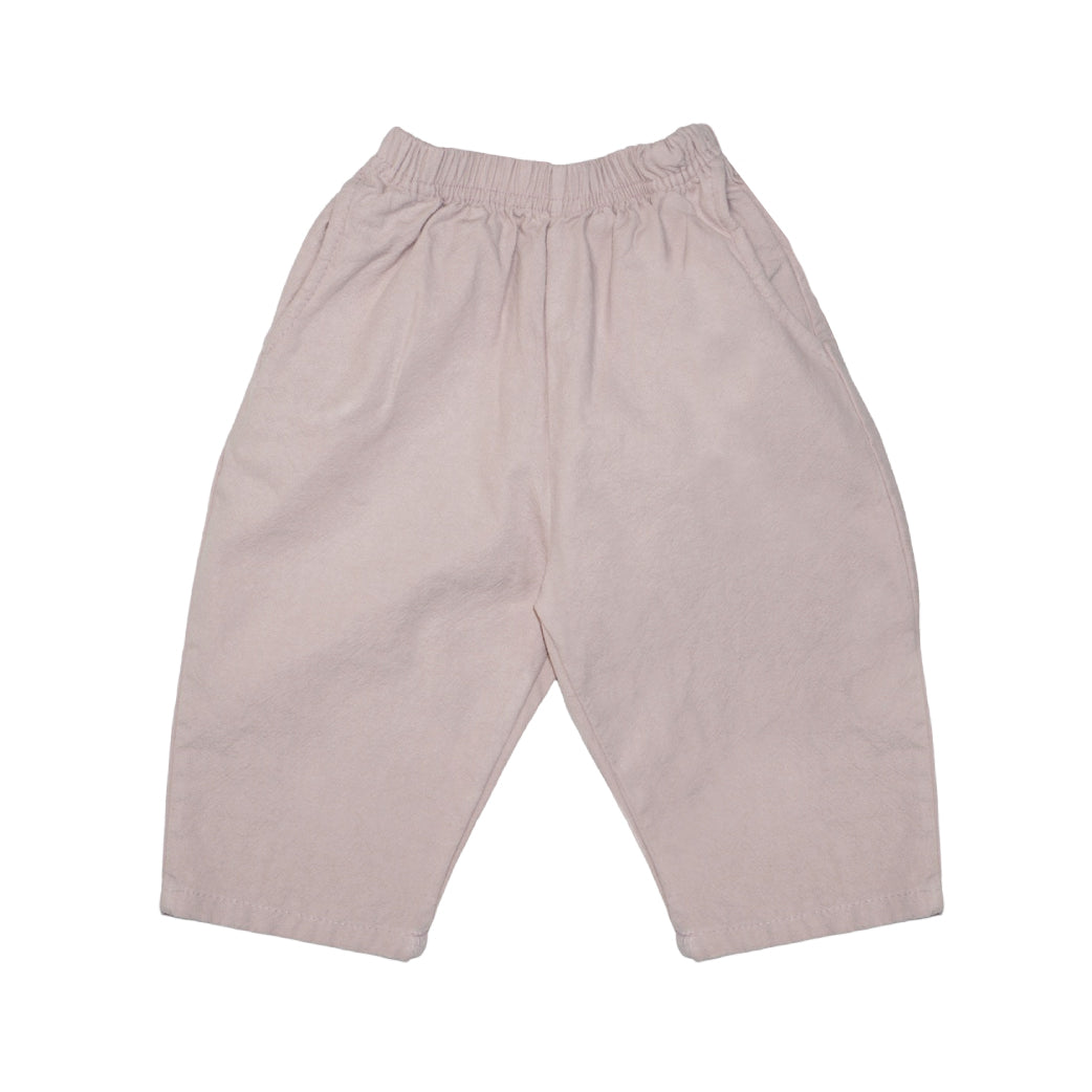 Crêpe Cotton Pants Old Pink