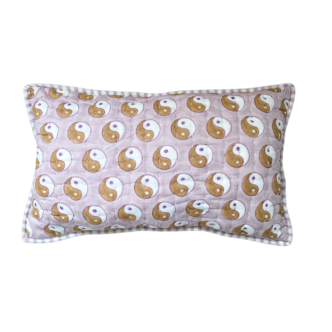 Cushion Yin Yang Sage incl. Filling - La Gentile Store